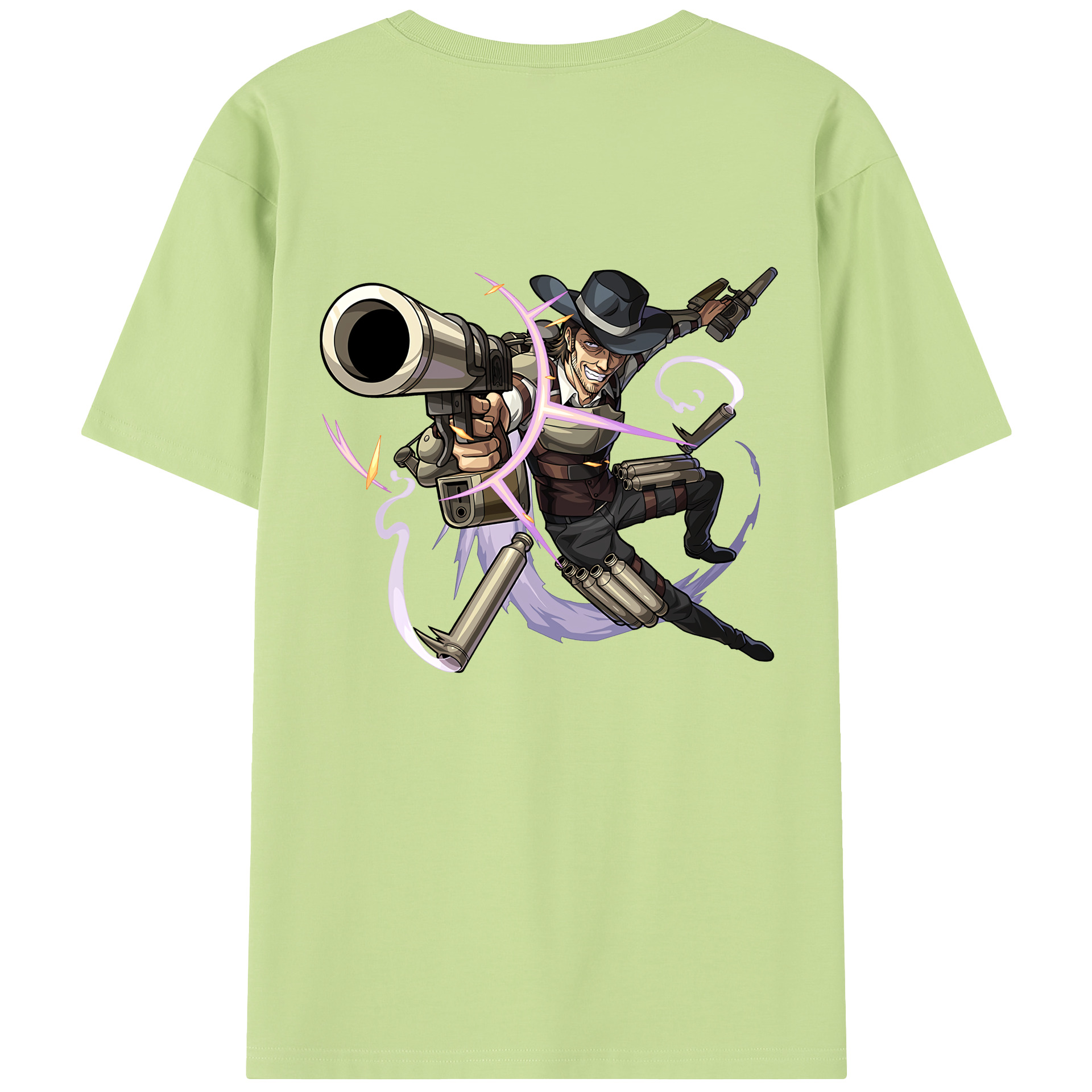 （画像用） 進撃の巨人 ケニー·アッカーマン Attack on Titan Kenny Ackerman 綿100％半袖Tシャツ（背面プリント）